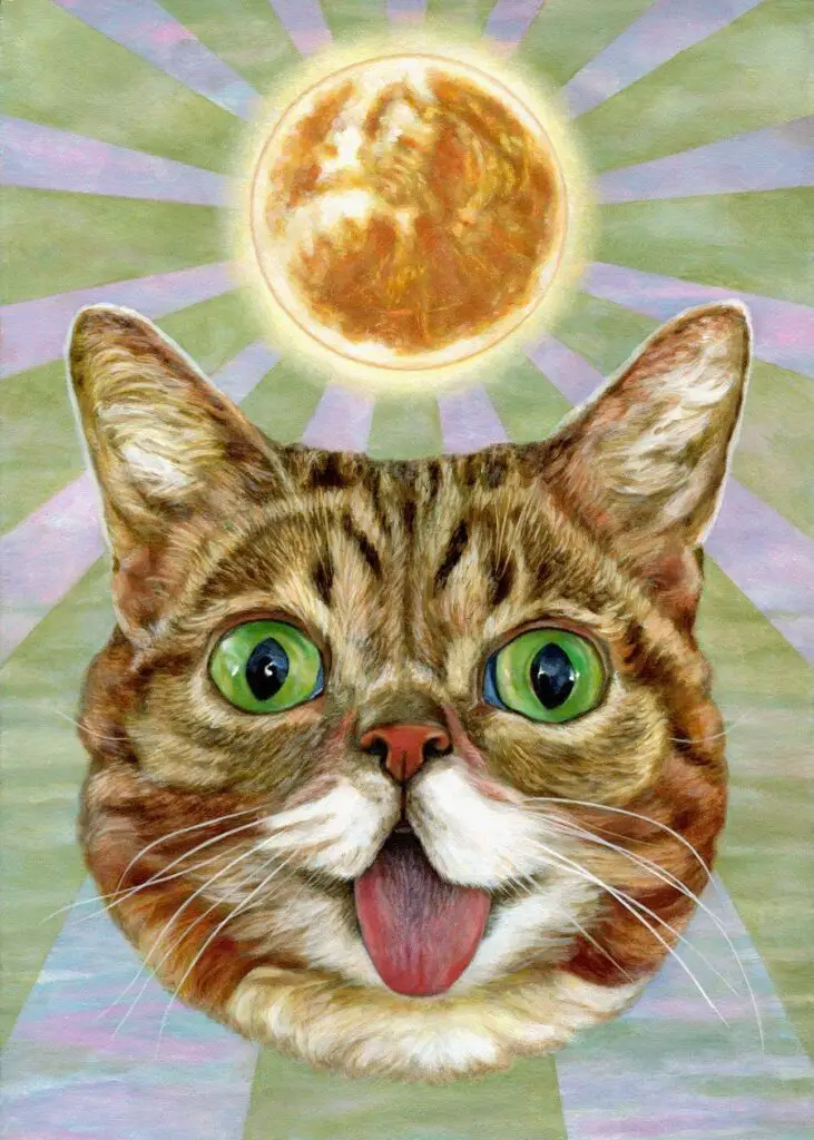 The Catnip Times features art from Cat Art Show LA