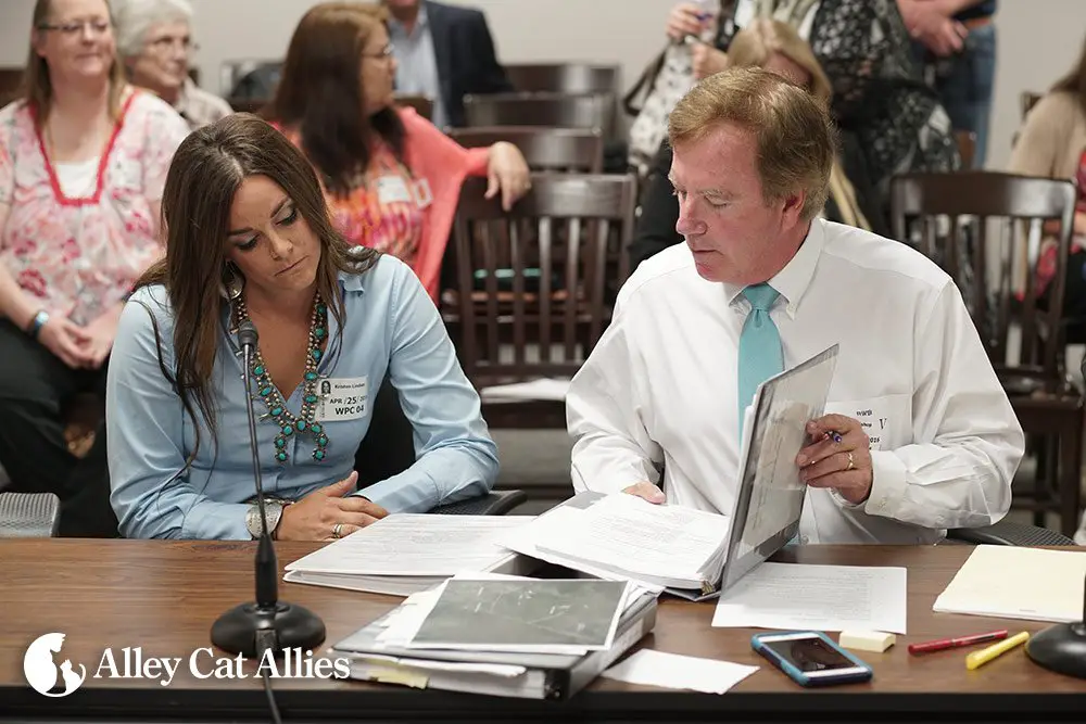 Kristen Lindsey at the April 25 hearing