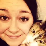 Chelsy Ranard and her cat