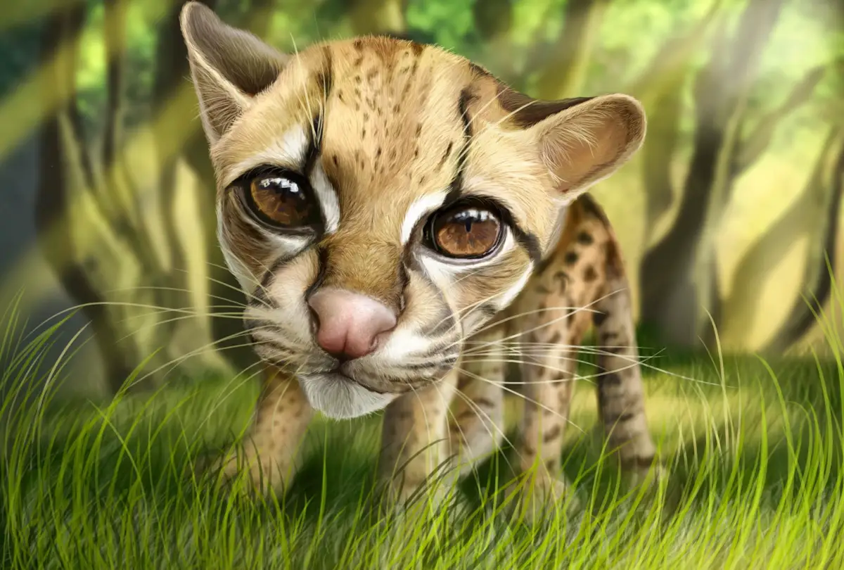 cat art Margay by Chris Sanchez