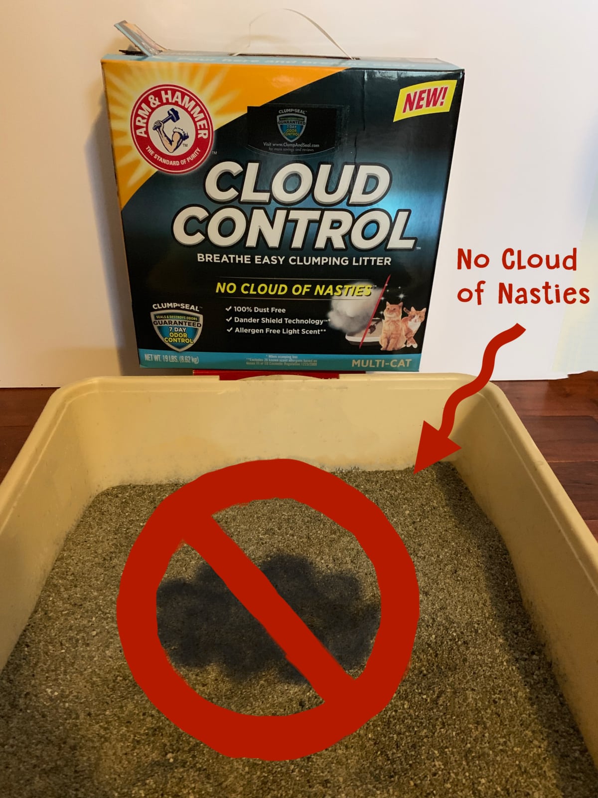 no cloud of nasties ARM & HAMMER Cloud Control Litter