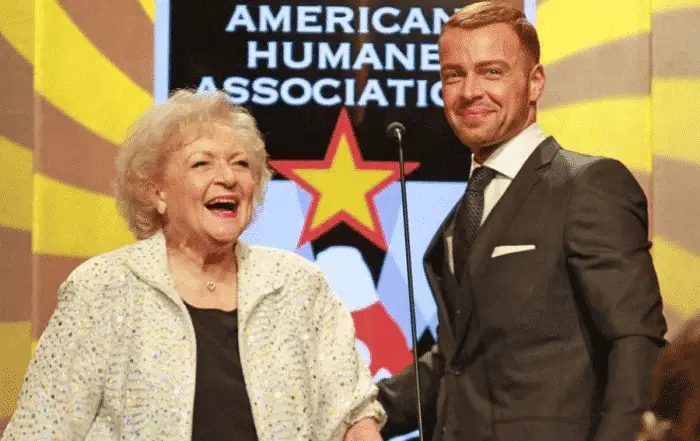 Betty White at AHA Introducing Guide Dog Category - Credit State Farm
