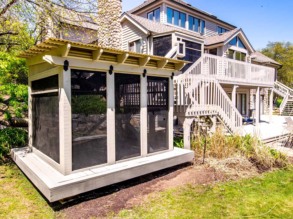 Catio built for cats